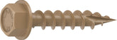 Camo 0364094 Structural Screw, 1/4 in Thread, 1-1/2 in L, Hex Head, Hex Drive, Sharp Point, PROTECH Ultra 4 Coated, 250